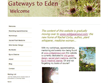 Tablet Screenshot of gatewaystoeden.com
